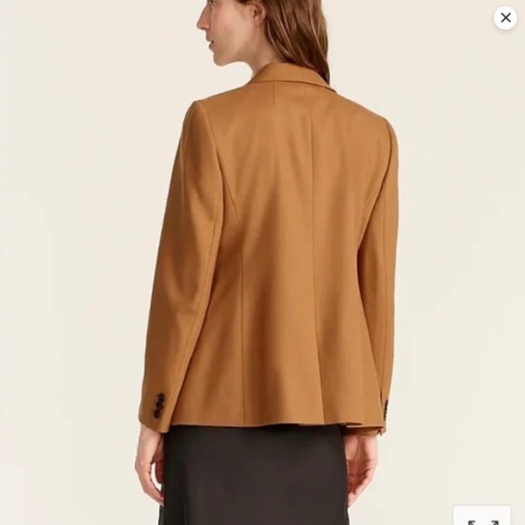 J. Crew Park Blazer in Camel Tan Sz 2 Petite - Picture 2 of 10